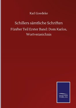 Schillers sämtliche Schriften