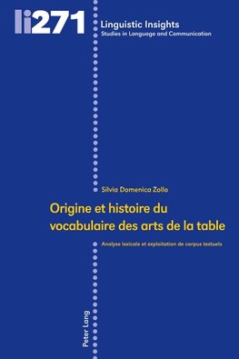 Origine et histoire du vocabulaire des arts de la table