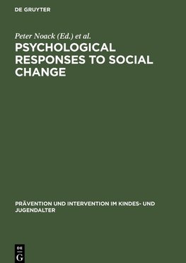 Psychological Responses to Social Change