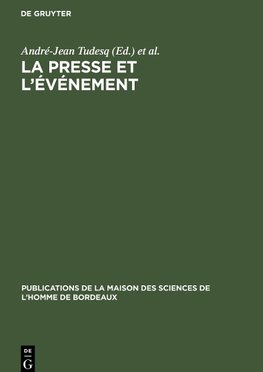 La presse et l'événement