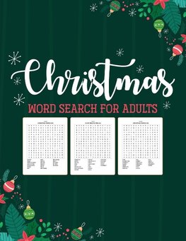 Christmas Word Search For Adults