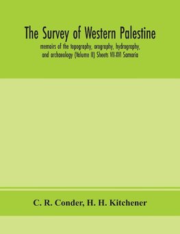 The survey of western Palestine