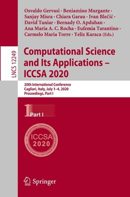 Computational Science and Its Applications - ICCSA 2020