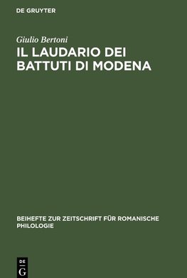 Il laudario dei battuti di Modena