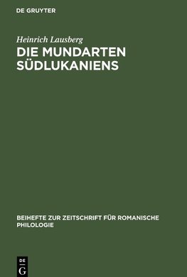 Die Mundarten Südlukaniens