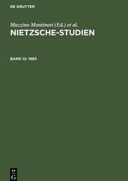 Nietzsche-Studien, Band 12, Nietzsche-Studien (1983)