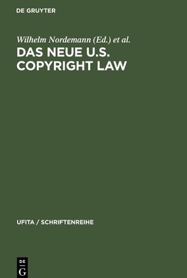 Das neue U.S. Copyright Law