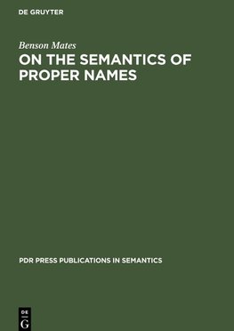 On the Semantics of Proper Names