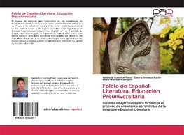 Folleto de Español-Literatura. Educación Preuniversitaria