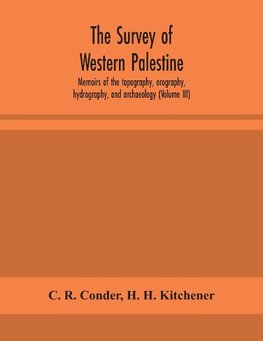 The survey of western Palestine