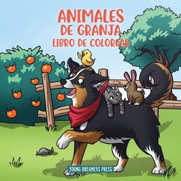 Animales de granja libro de colorear