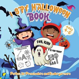 I Spy Halloween Book For Kids Ages 4-6