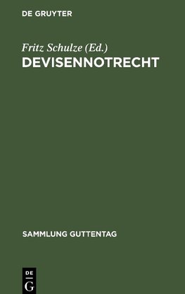 Devisennotrecht