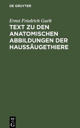 Text zu den anatomischen Abbildungen der Haussäugethiere