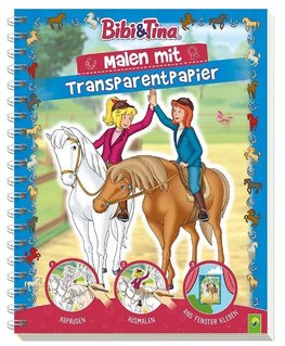 Bibi und Tina - Malen mit Transparentpapier