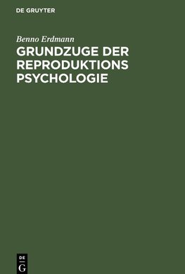 Grundzuge der Reproduktions Psychologie