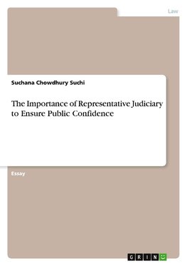 The Importance of Representative Judiciary to Ensure Public Confidence