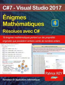 Enigmes mathematiques resolues avec C#