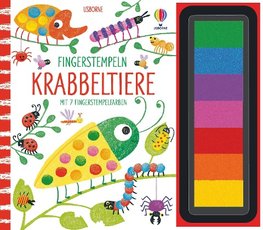 Fingerstempeln: Krabbeltiere