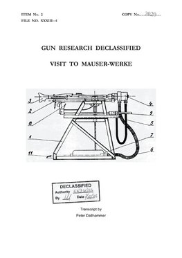 Gun Research Declassified