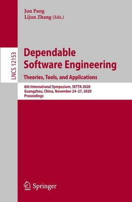 Dependable Software Engineering. Theories, Tools, and Applications