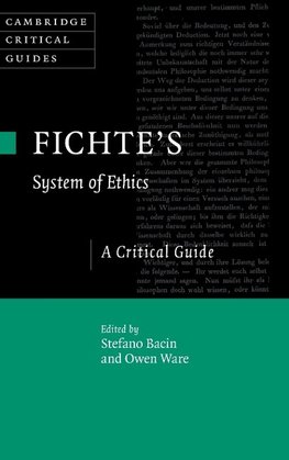 Fichte's System of Ethics