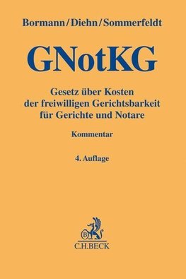 Gesetz über Kosten der freiwilligen Gerichtsbarkeit für Gerichte und Notare