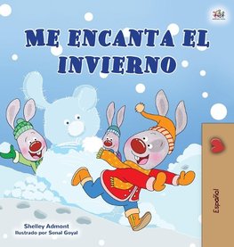 I Love Winter (Spanish Children's Book)