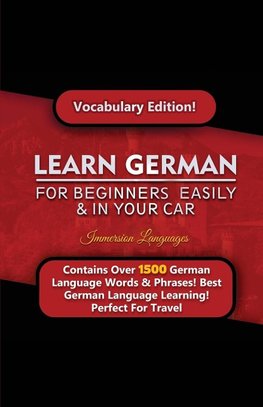 Learn German For Beginners Easily & In Your Car!  Vocabulary Edition