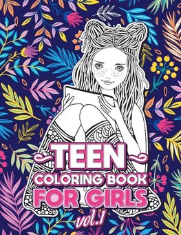 TEEN COLORING BOOKS FOR GIRLS