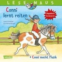 LESEMAUS 206:  "Conni lernt reiten" + "Conni macht Musik" Conni Doppelband