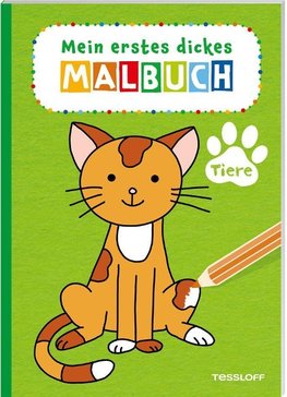 Mein erstes dickes Malbuch. Tiere