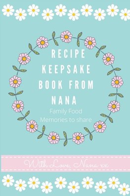 Recipe Keepsake Book From Nana