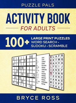 Activity Book For Adults