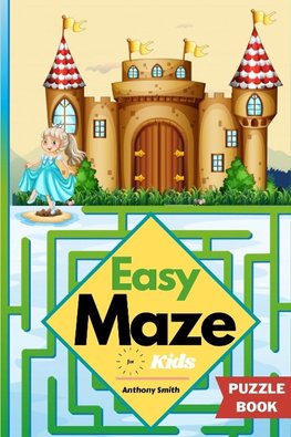 Easy Maze For Kids | 50 Maze Puzzles For Kids Ages 4-8, 8-12