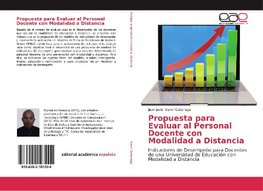 Propuesta para Evaluar al Personal Docente con Modalidad a Distancia