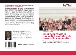 Lineamientos para una política pública de desarrollo cooperativo