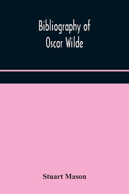 Bibliography of Oscar Wilde