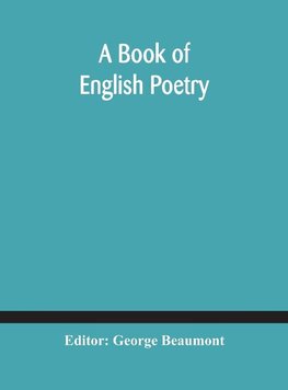 A Book of English Poetry