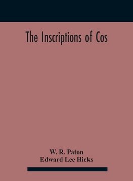 The Inscriptions Of Cos