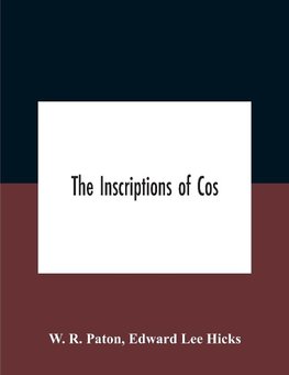 The Inscriptions Of Cos