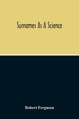 Surnames As A Science