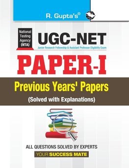 UGC-NET (Paper-I) Previous Years' Papers (Solved)