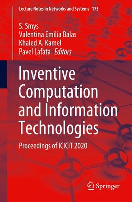 Inventive Computation and Information Technologies