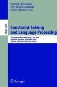 Constraint Solving and Language Processing