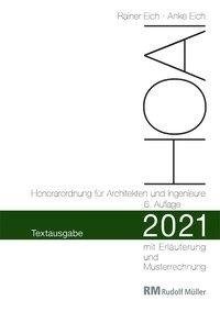 HOAI 2021 - Textausgabe Honorarordnung für Architekten und Ingenieure