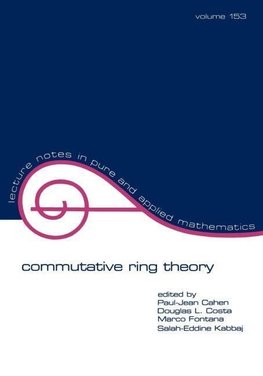 Cahen, P: Commutative Ring Theory