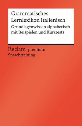 Grammatisches Lernlexikon Italienisch