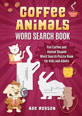 Coffee Animals Word Search Book