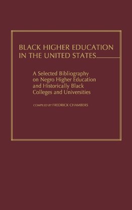 Black Higher Education in the United States